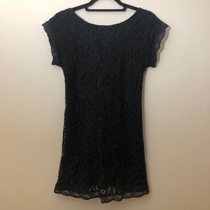 Lace black dress